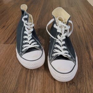 Converse Black and White High-Top Sneakers